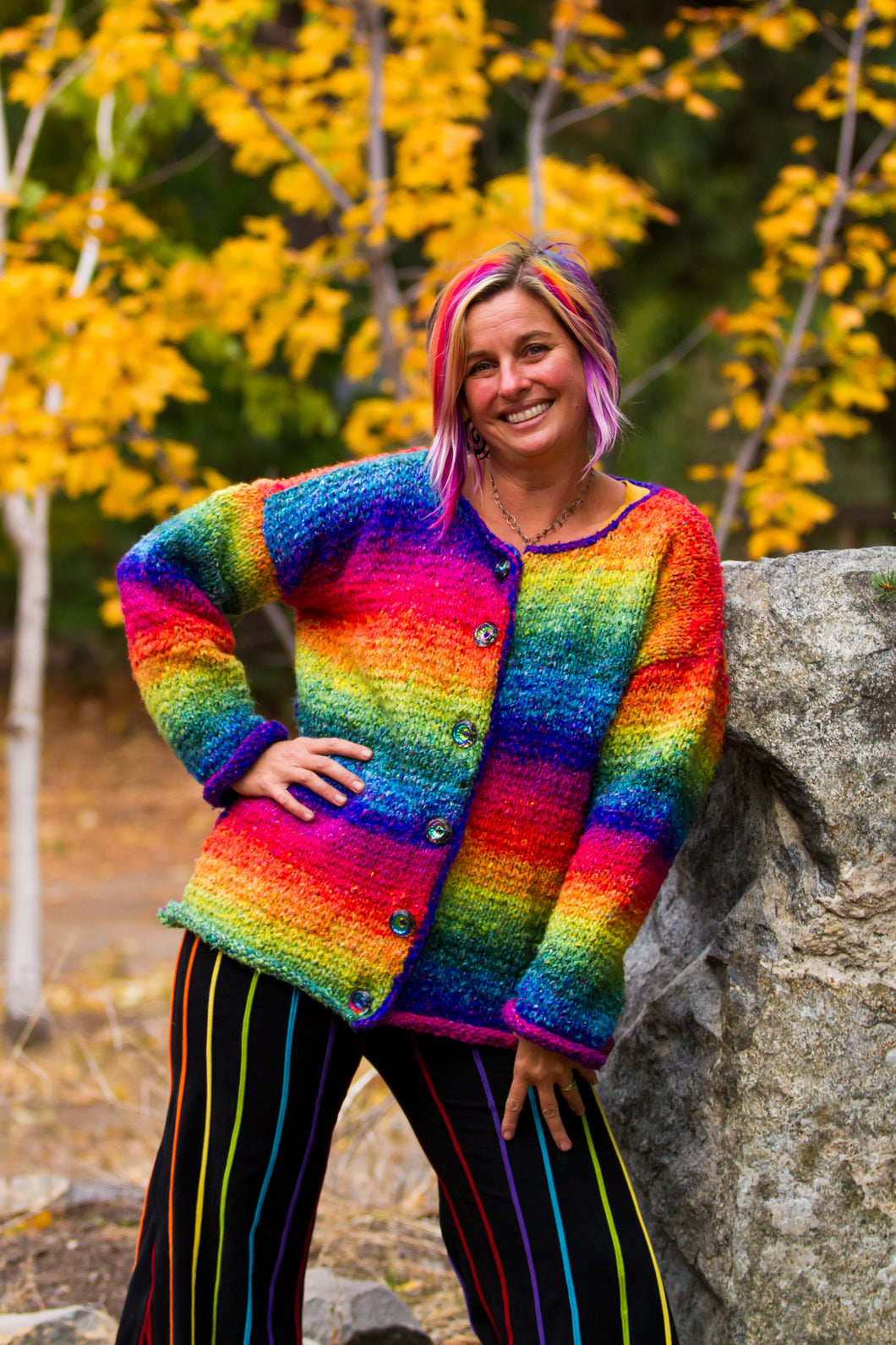 Rainbow 🌈 Sweater in silk