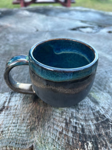 Gilded Breathe Mug-   Bronze Metallic Glaze 12oz