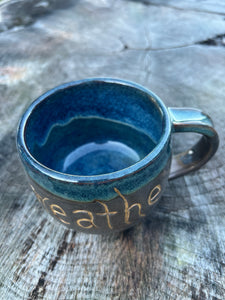 Gilded Breathe Mug-   Bronze Metallic Glaze 12oz