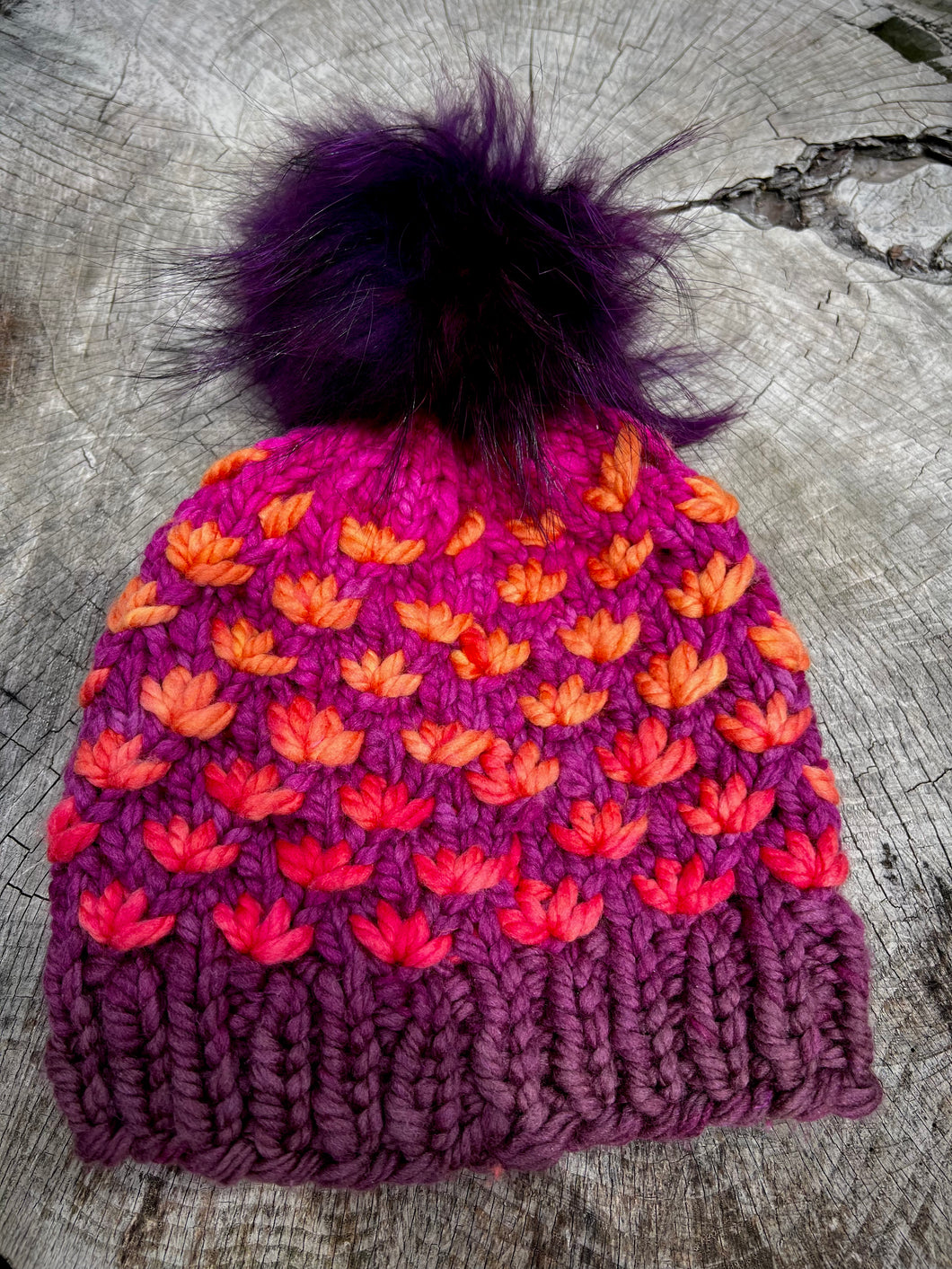 Purple Flame 🔥 Lotus Hat