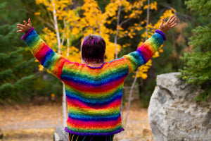 Rainbow 🌈 Sweater in silk