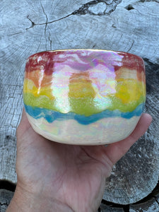 Gilded Rainbow 🌈 Mother of Pearl cup